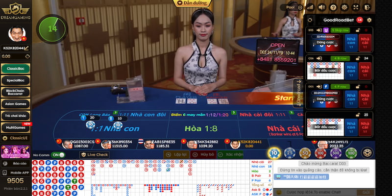 Game Baccarat trên chuyên mục rất thu hút người chơi